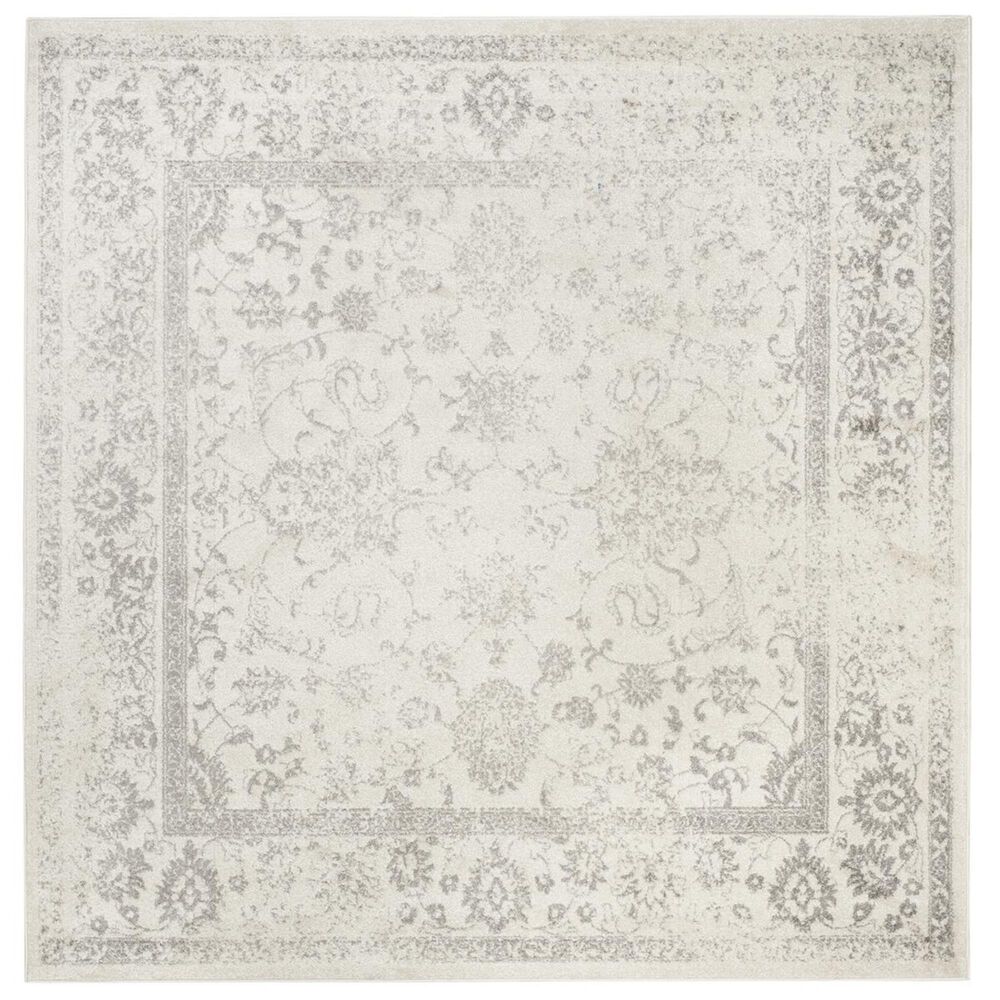Safavieh Adirondack ADR109C-12SQ 12" x 12"  Ivory/Silver Square Rug, , large