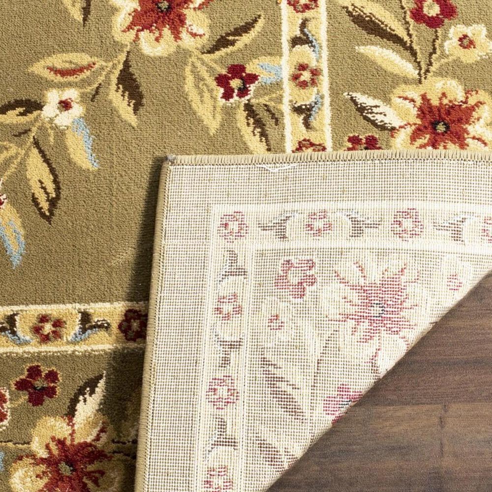 Safavieh Lyndhurst LNH557 5&#39;3&quot; x 7&#39;6&quot; Green Area Rug, , large