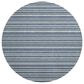 Dalyn Rug Company Soft Essentials Striped Navy 8" Round Indoor/Outdoor Area Rug, , large