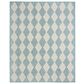 Nourison Positano Geometric Aqua 8" x 10" Indoor/Outdoor Area Rug, , large