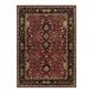 Surya Caesar CAE-1031 7"6" x 9"6" Burgundy, Black and Khaki Area Rug, , large