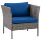 CorLiving Parksville Patio Armchair in Blended Gray, , large