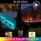 Monster Smart Illuminessence 16.4" Multicolor and Multi White Indoor/Outdoor LED Light Strip, , large