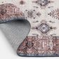 Central Oriental Rugease Velveteen Raquel Red and Beige 2"3" x 6" Runner, , large