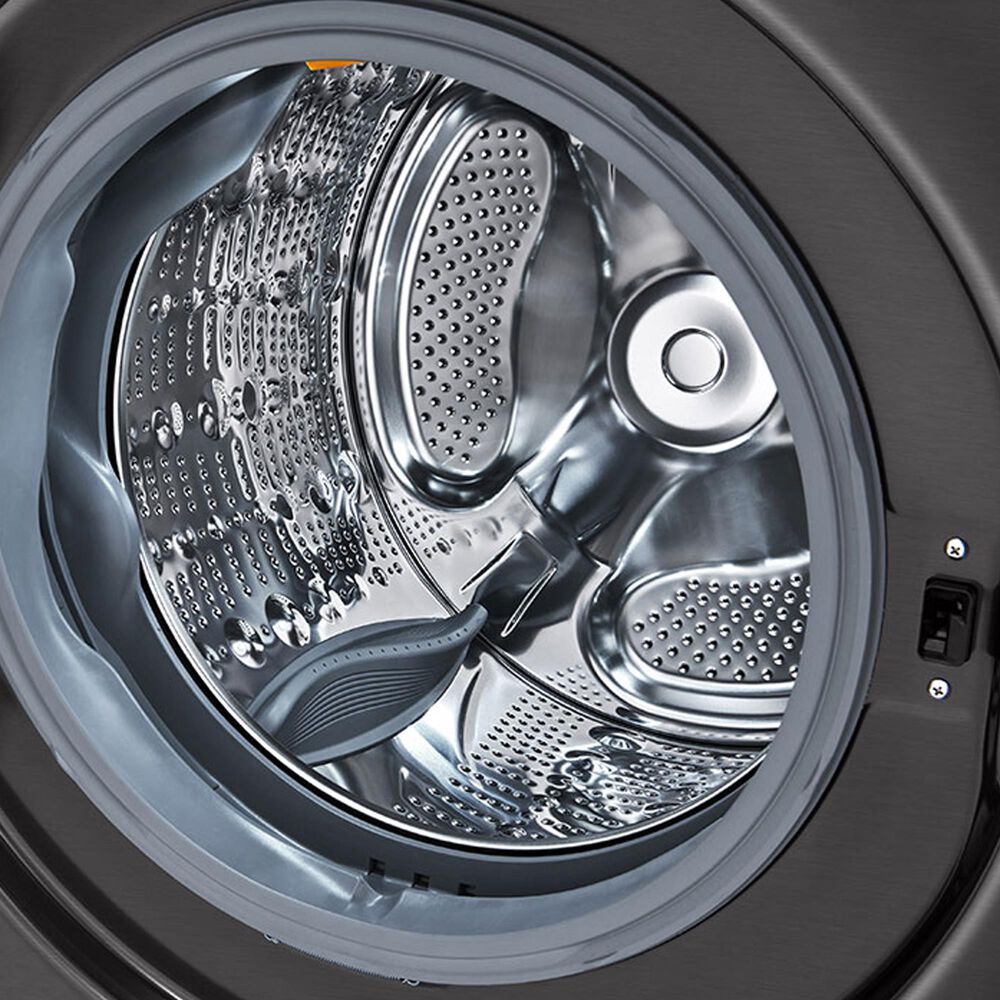 LG 4.5 Cu. Ft. Front Load Washer with TurboWash 360 in Black Steel, , large