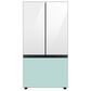 Samsung Bespoke Bespoke 3-Door French Door Refrigerator Top Panel in White Glass, , large