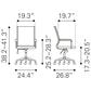 Zuo Modern Auction Office Chair in Vintage Black, , large