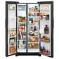Frigidaire 22.3 Cu. Ft.  33" Standard Depth Side by Side Refrigerator in Black Stainless Steel, , large