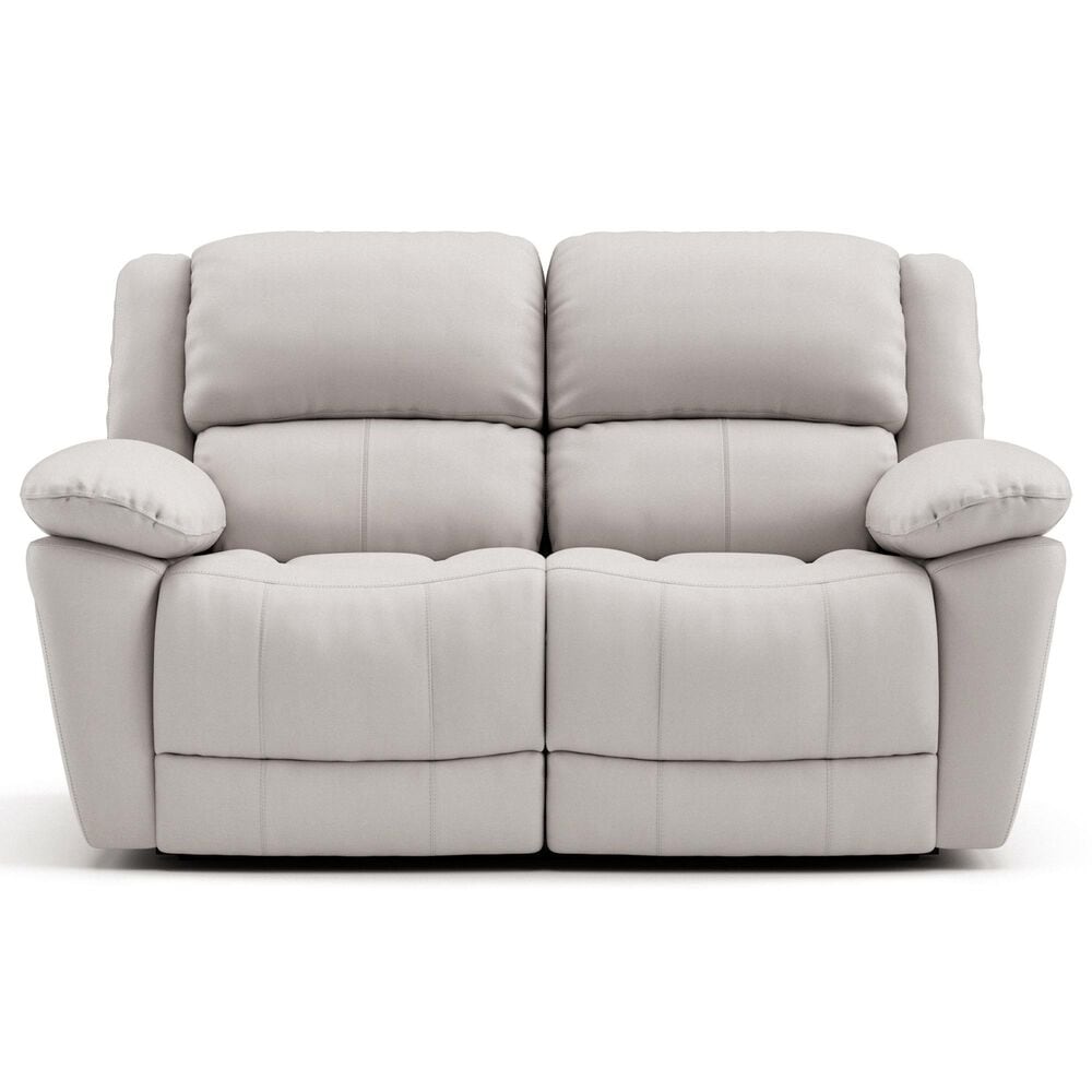 Furniture of America Glarus Manual Recliner Sofa and Loveseat Set in Off-White, , large