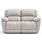 Furniture of America Glarus Manual Recliner Sofa and Loveseat Set in Off-White, , large