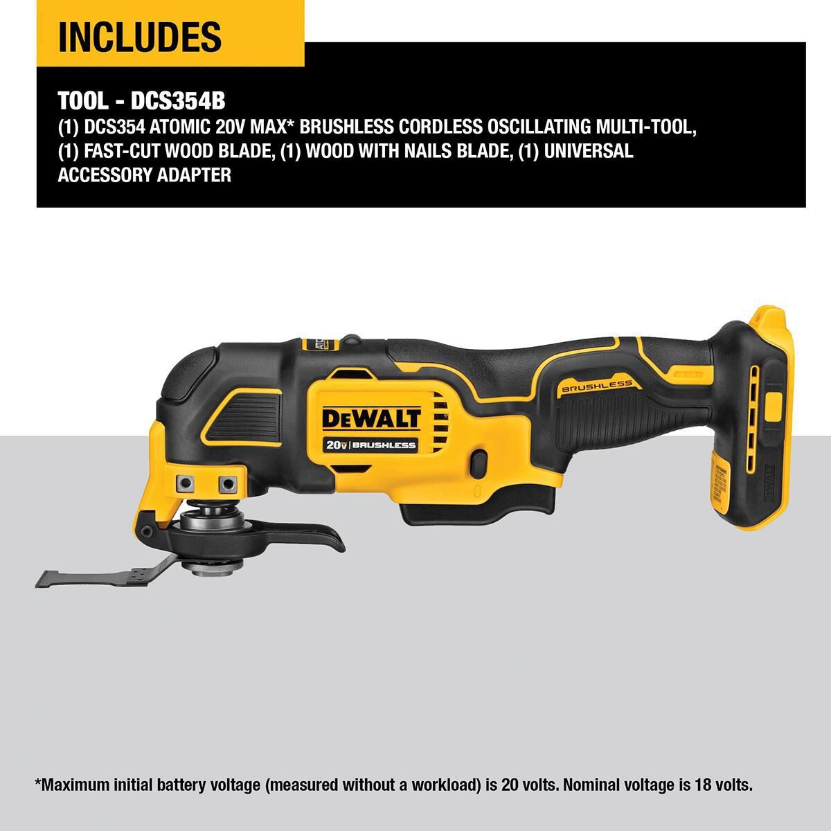 Dewalt 20V MAX Brushless Oscillating in 