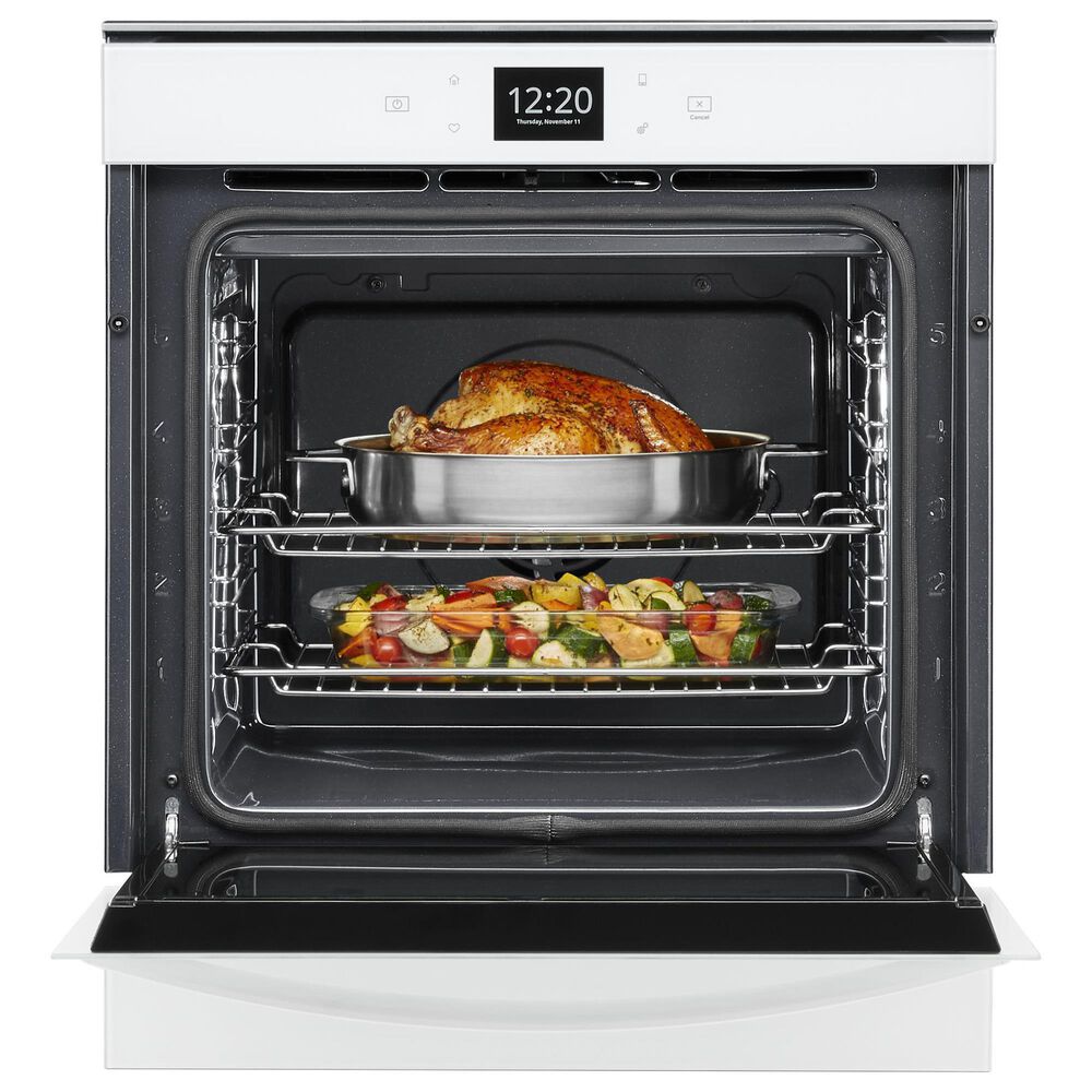Whirlpool 24&quot; Single Electric Wall Oven with Convection in White, , large