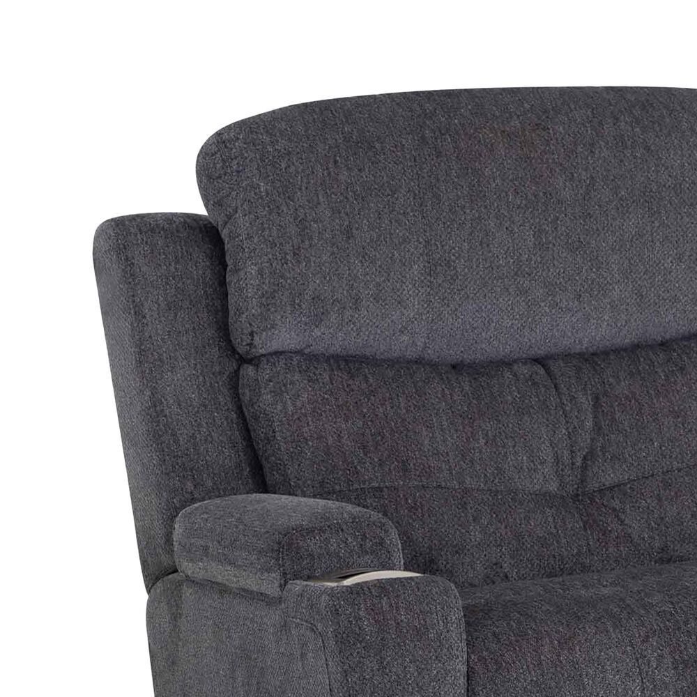 Moore Furniture Arlington Power Rocker Recliner in Seeley Storm, , large