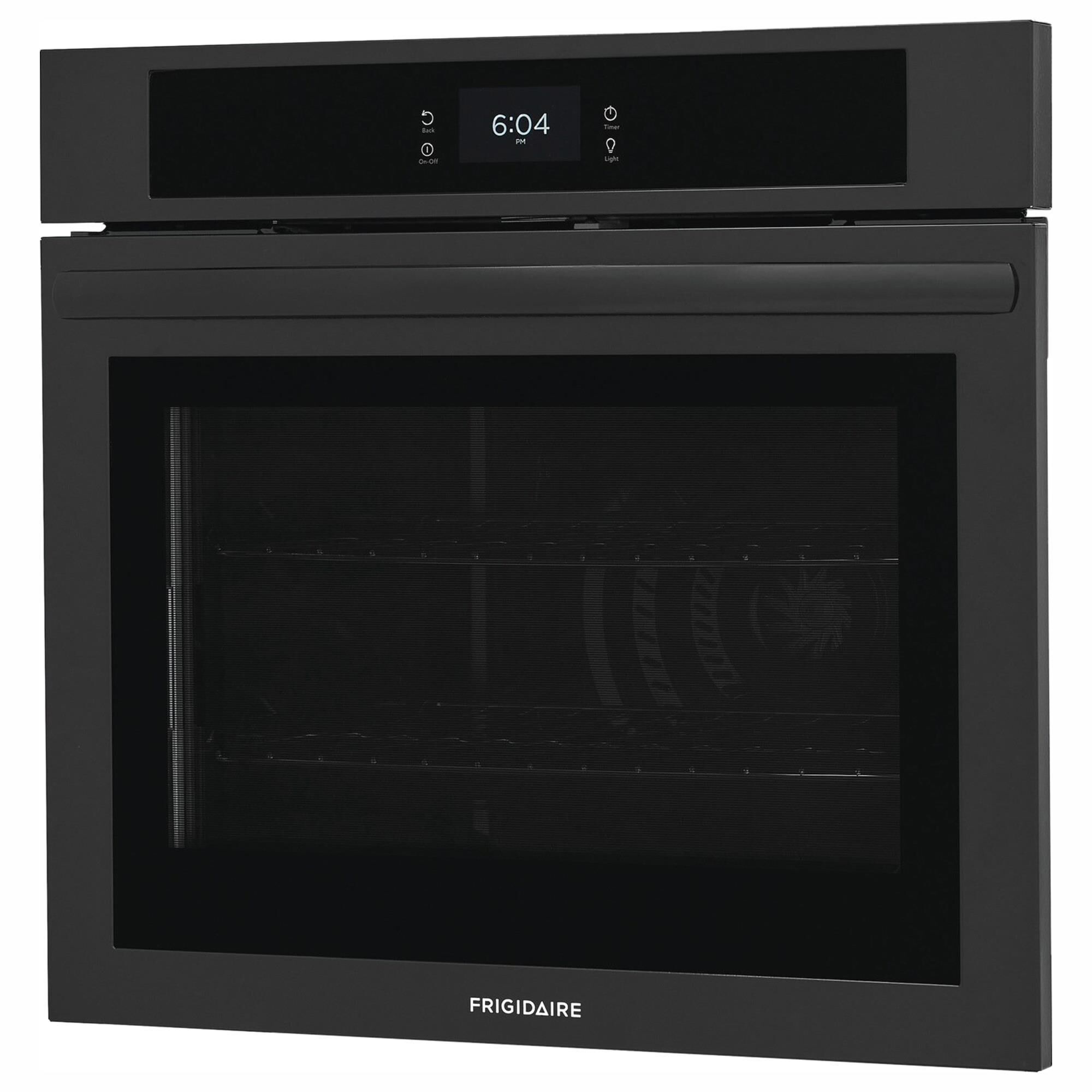 frigidaire black wall oven