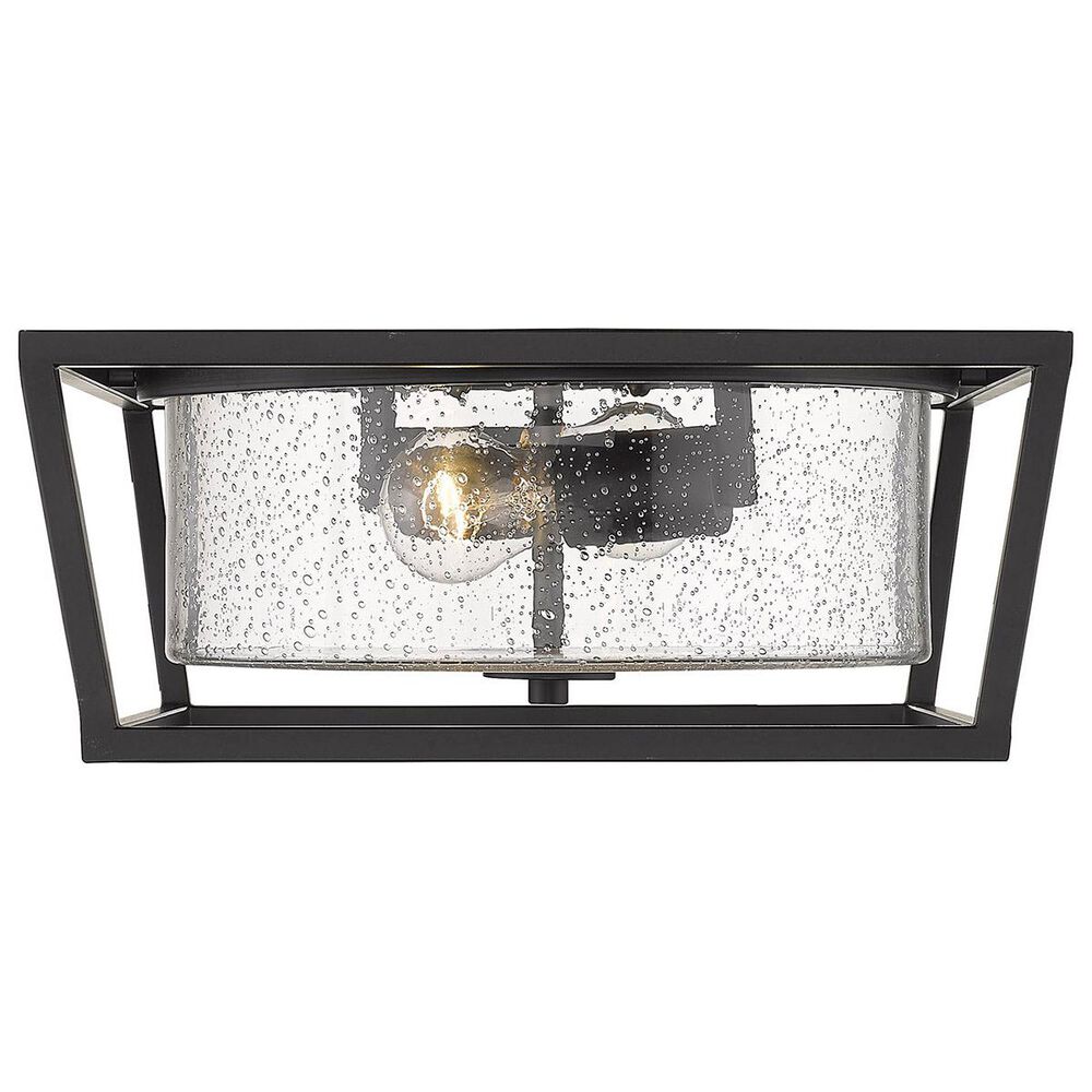 Golden Lighting Mercer Flush Mount in Matte Black, , large
