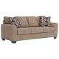 Ashley Triston-Peaks Stationary Sofa in Suede, , large