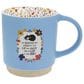 Pavilion 18 oz Cat Asleep Mug in Blue, , large