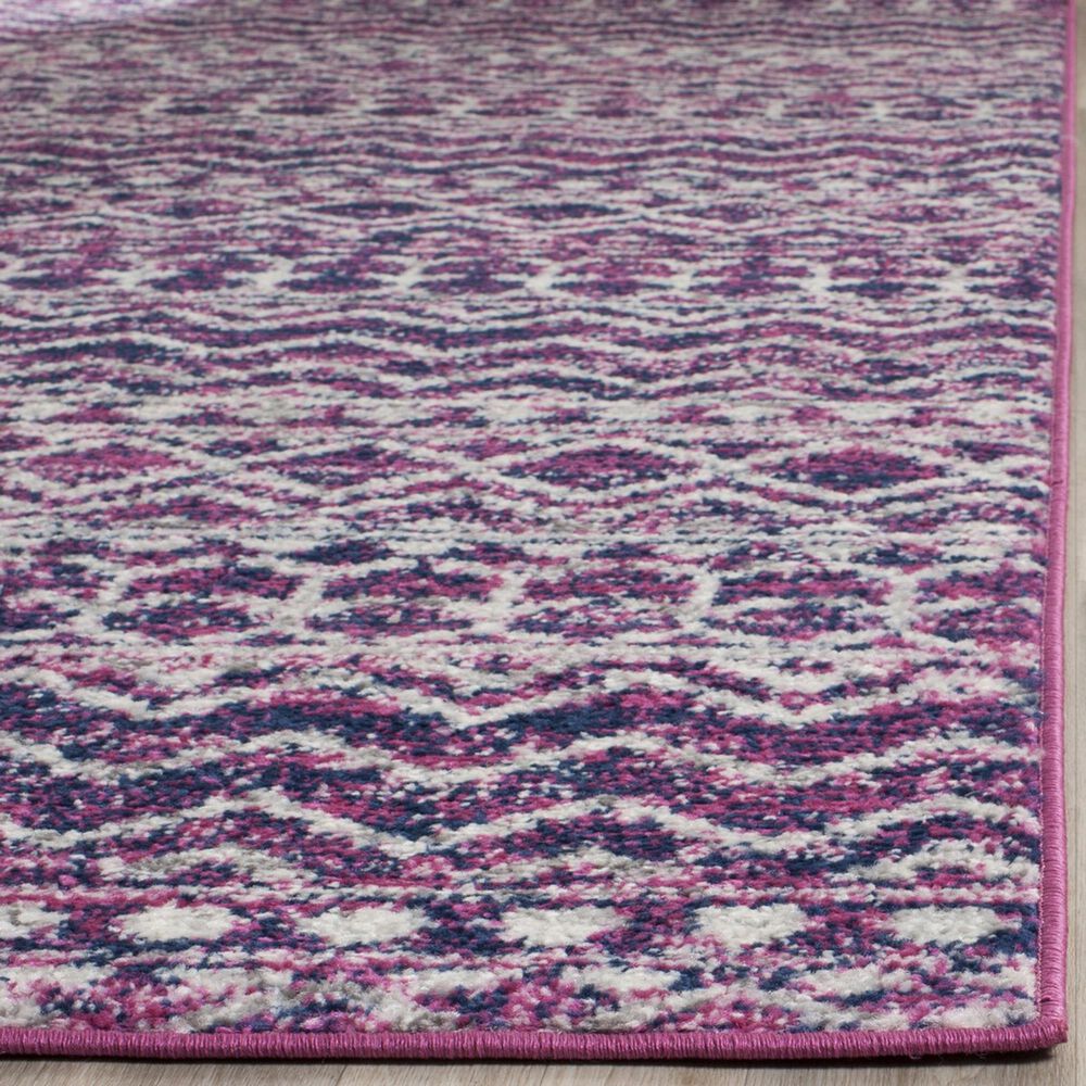 Safavieh Madison MAD606M 5&#39;1&quot; x 7&#39;6&quot; Fuchsia and Navy Area Rug, , large