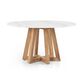 Four Hands Creston 55" Dining Table in White, , large