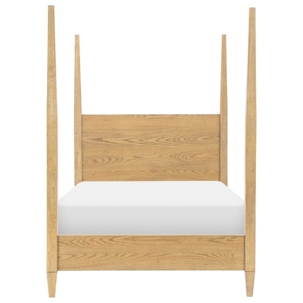 St Claire Home Today's Traditions 4 Piece Full Platform Poster Bed Set in Natural Hickory, , large