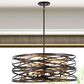 Minka-Lavery Vortic Flow 26" 6-Light Pendant Ceiling Light in Dark Bronze, , large