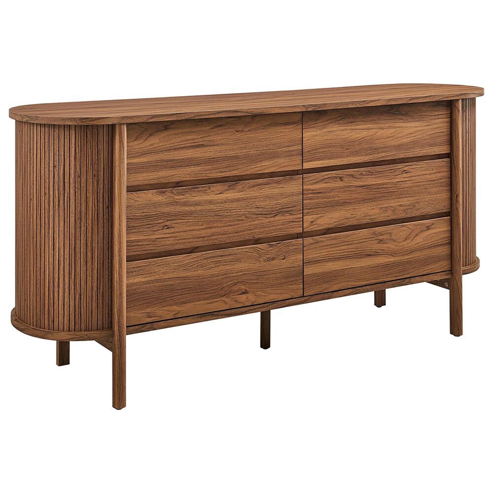 Modway Cadence 6-Drawer Dresser in Walnut, , large