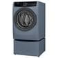 Electrolux 400 Series 4.5 Cu. Ft. Front Load Washer and 8 Cu. Ft. Gas Dryer Laundry Pair with Two Pedestal Storage Drawers in Denim Blue, , large