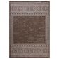Loloi Easton Coffee and Dove 4" x 6" Indoor/Outdoor Area Rug, , large