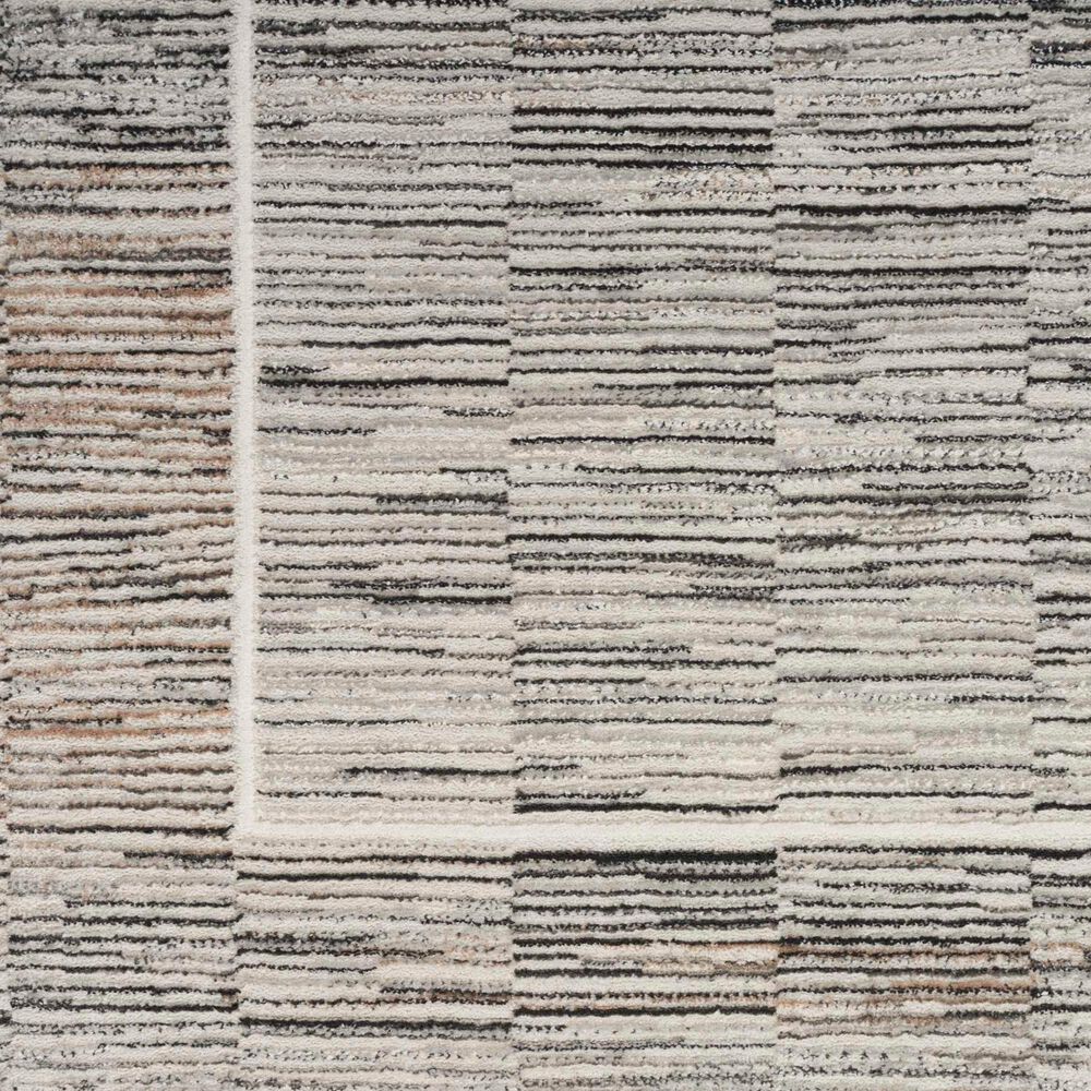 Nourison Desire 7&#39;10&quot; x 9&#39;10&quot; Charcoal and Grey Area Rug, , large