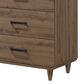 Crown Mark Nyomi 6 Drawer Dresser and Mirror in Light Brown, , large