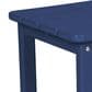 Hearth and Haven 3-Piece Outdoor Folding Adirondack Chair Set with Side Table in Navy Blue, , large
