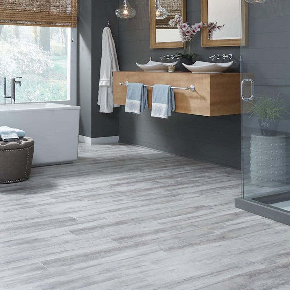 Mannington Cape May White Cap 12&quot; x 24&quot; Luxury Vinyl Plank, , large