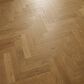 Karastan Gault Estate Herringbone Woven Wicker Oak Engineered Hardwood, , large