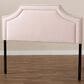 Baxton Studio Avignon Queen Upholstered Headboard in Light Pink, , large