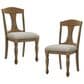 Hearth and Haven Side Chair in White Oak (Set of 2), , large