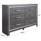 Ashley Lodanna 6 Drawer Dresser in Gray, , large