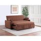 Coaster Portland Stationary Sofa Sleeper in Copper, , large