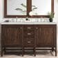 James Martin Vanities Addison 60" Double Bathroom Vanity in Mid-Century Acacia with 3 cm Lime Delight Quartz Top and Rectangular Sinks, , large