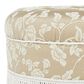 Jennifer Taylor Home Yolanda Standard Ottoman in Champagne Beige and Ivory, , large