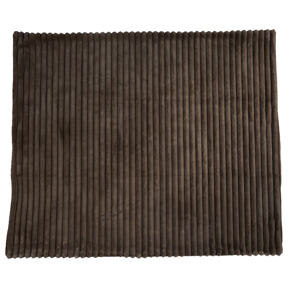 Ashley Alsonwell 49&quot; x 61&quot; Throw in Brown, , large