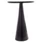 Maple and Jade 16" Geometric Accent End Table in Polished Black, , large