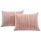 Triangle Home Fashions Tracy Stripe 3-Piece King Quilt Set in Rust and Yellow, , large