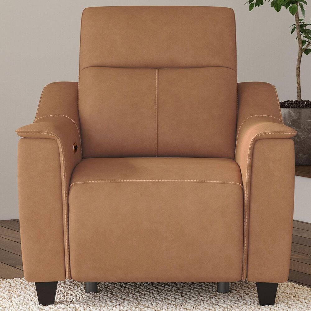 Flexsteel Latitudes Power Recliner with Power Headrest in Honey, , large