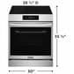 Frigidaire Gallery 2-Piece Kitchen Package with 6.2 Cu. Ft. Induction Range and 30" Over-The-Range Microwave in Stainless Steel, , large