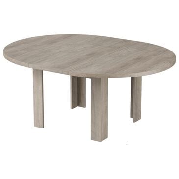 GARVEE 47" Dining Table with Leaf Storage in Gray - Table Only, , large