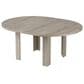 GARVEE 47" Dining Table with Leaf Storage in Gray - Table Only, , large