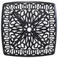 GatherCraft Geneva Patio Square End Table in Black, , large