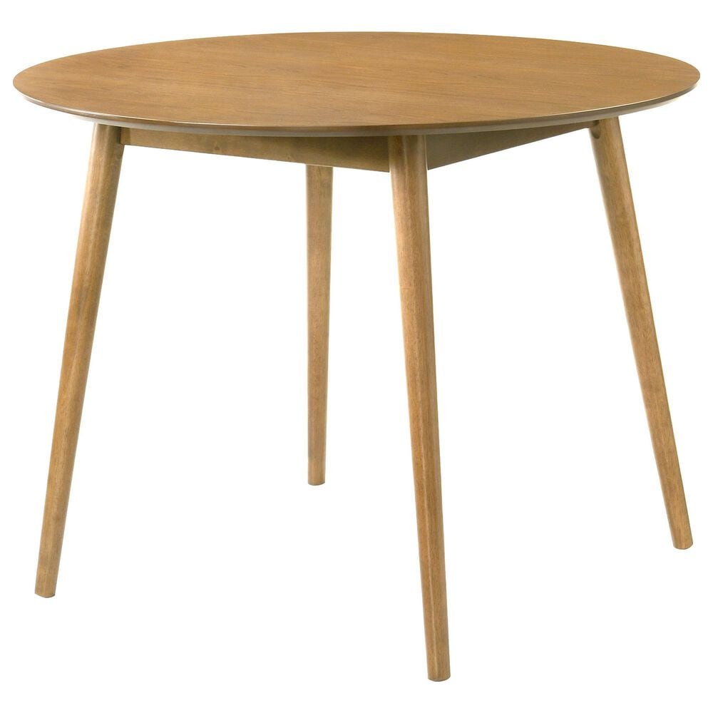 Armen Living Bennet Pub Table in Warm Walnut - Table Only, , large