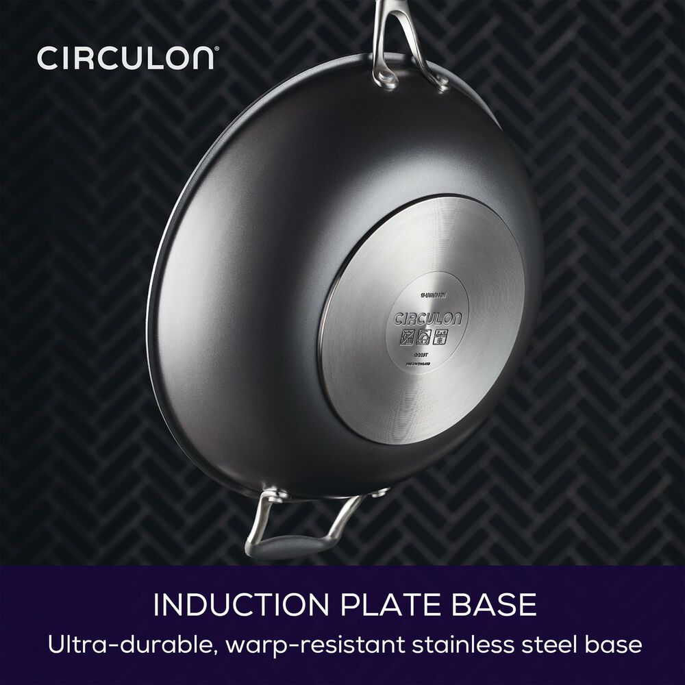 Circulon A1 Series 13&quot; ScratchDefense Stir-Fry Frying Pan in Graphite, , large