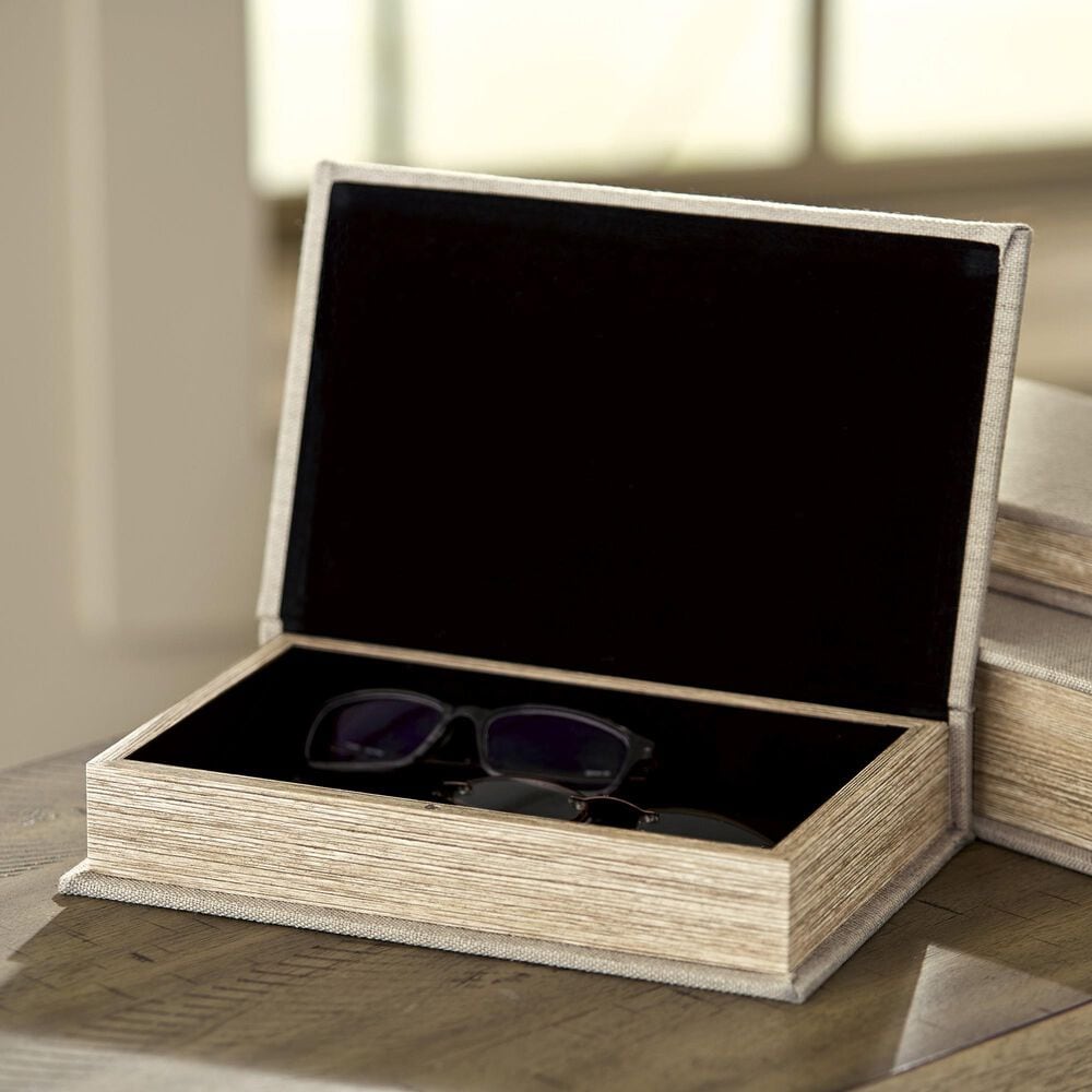 Ashley Jolina Decorative Box in Linen &#40;Set of 3&#41;, , large